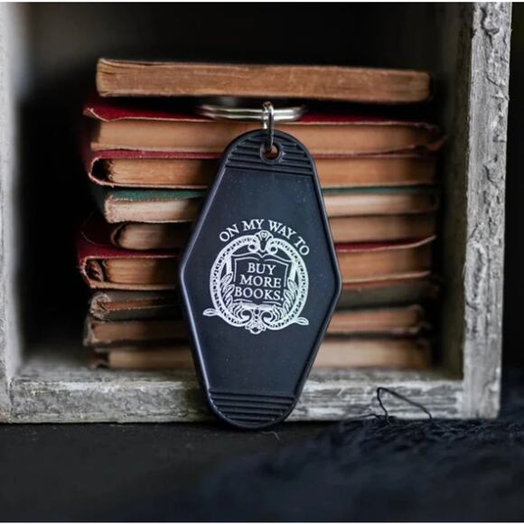 LitJoy On My Way To Buy More Books Motel Keychain - November 2024 - Picture 2 of 6